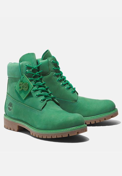 Timberland - 6in premium boot - medium green nubuck