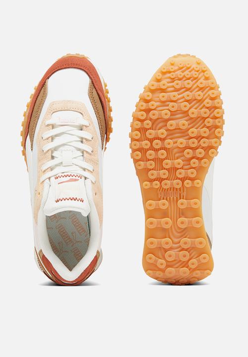 PUMA - Blacktop rider - warm white-apple cider