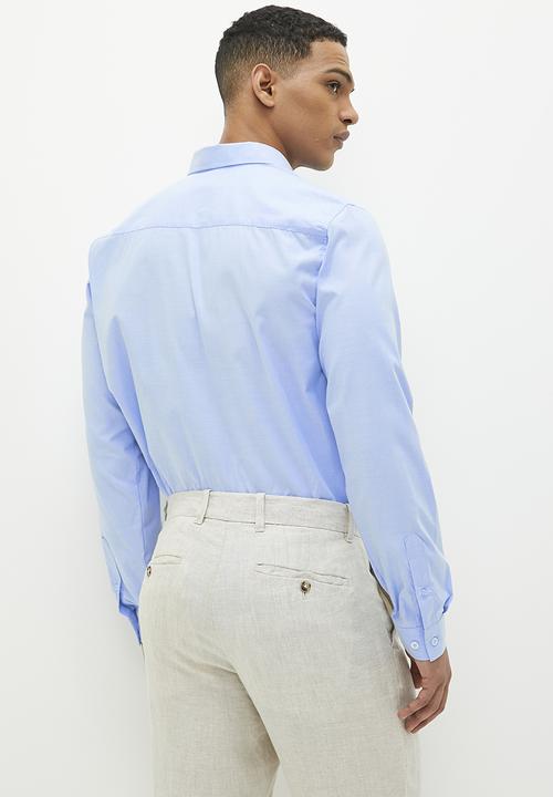 Superbalist - Barber regular fit oxford shirt - sky