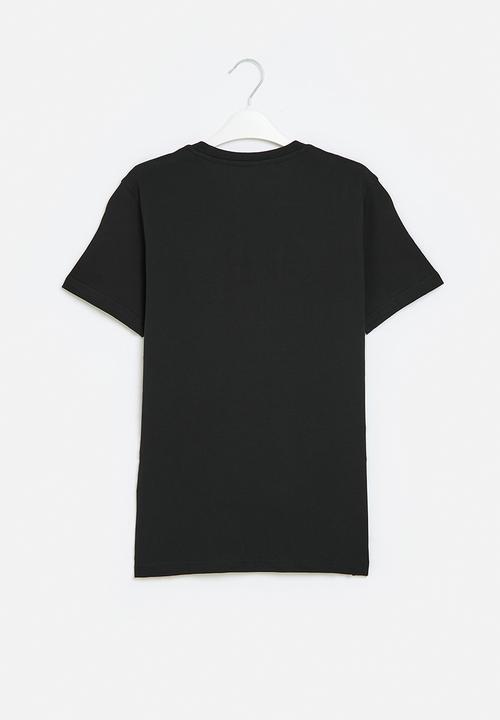 POLO - Boys logan crested tee - black