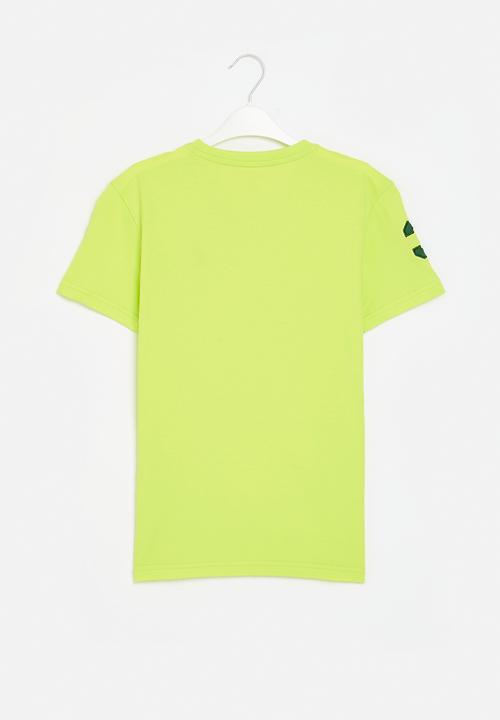 POLO - Boys james v-neck tee - chartreuse
