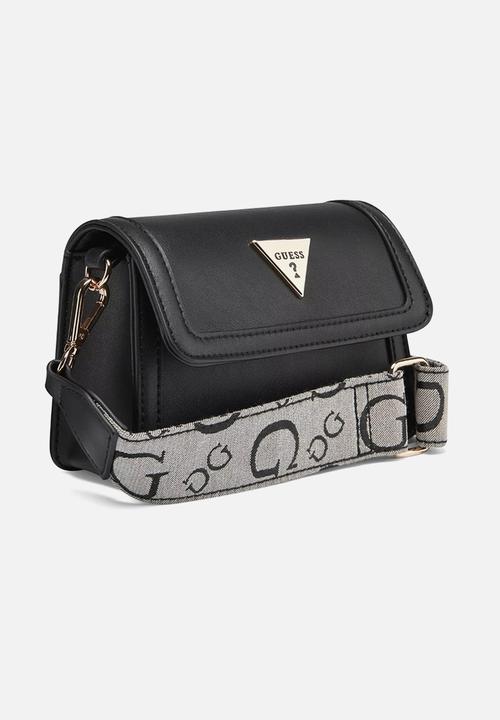 GUESS - Chai mini crossbody flap - black