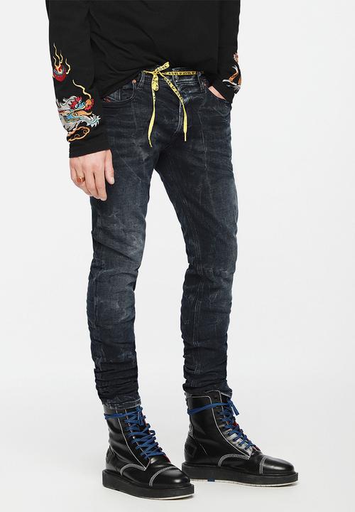 Diesel  - Sleenker L.32 trousers - black & dark grey