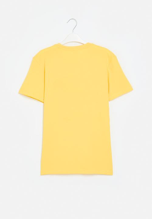 POLO - Boys corey crest printed tee - yellow