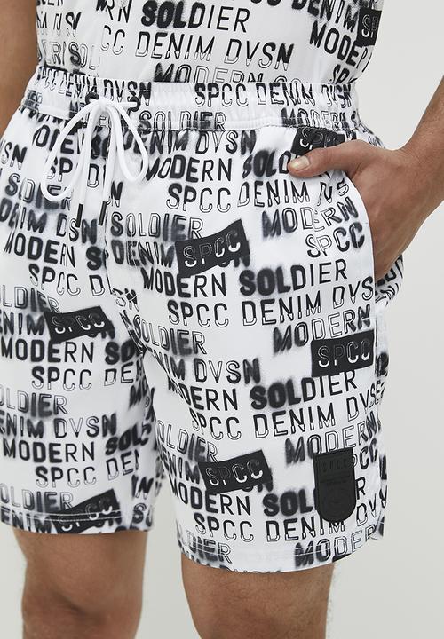 S.P.C.C - Bates swim short - optical white