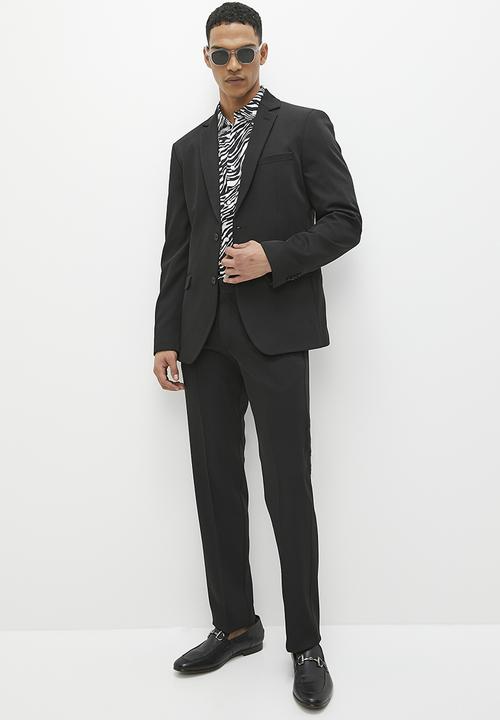 Superbalist - Skinny fit blazer - black