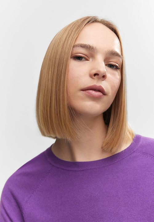 MANGO - Sweater lucca - mid-purple