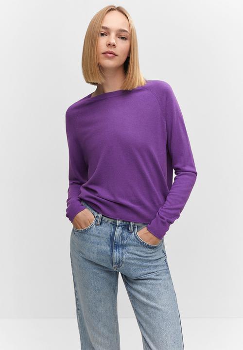 MANGO - Sweater lucca - mid-purple