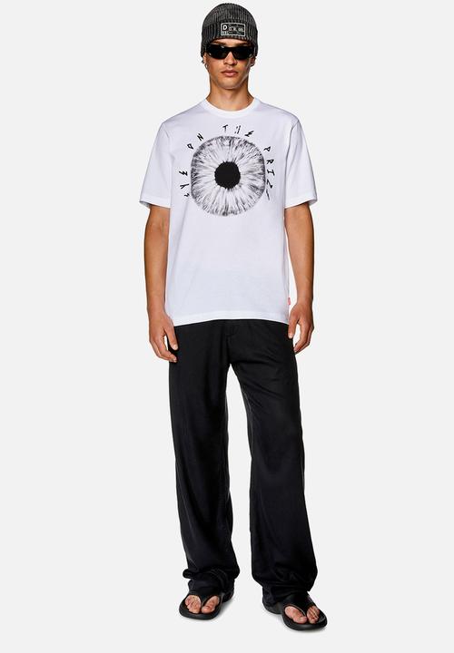 Diesel  - T-Just-L19 T-shirt - White with graphic