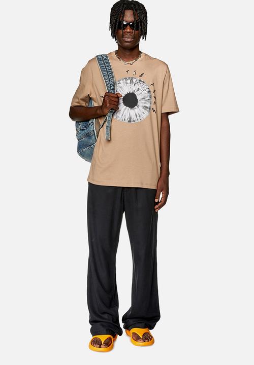 Diesel  - T-just-L19 T-shirt - Beige with graphic