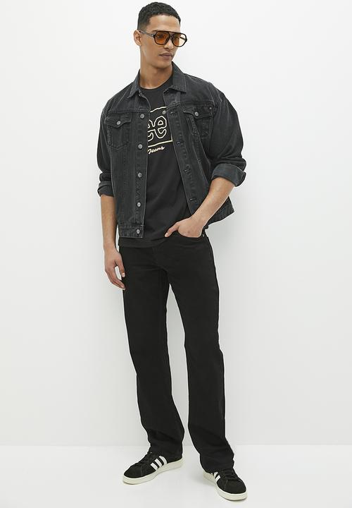 Lee  - Box denim t - black