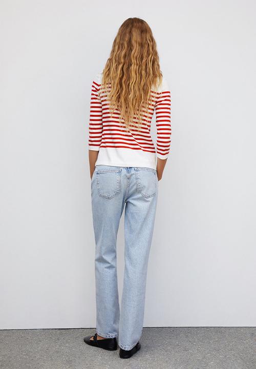 MANGO - T-shirt parisian - red