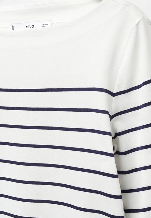 MANGO - T-shirt parisian - navy