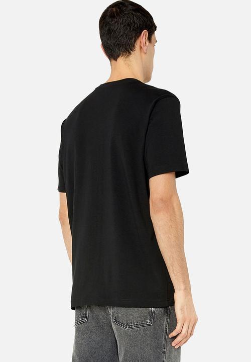 Diesel  - T-just-G24 T-shirt - Black with sunset graphic