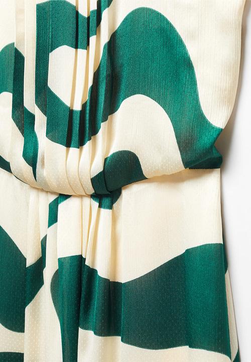 MANGO - Dress rosa - green