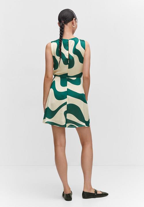 MANGO - Dress rosa - green