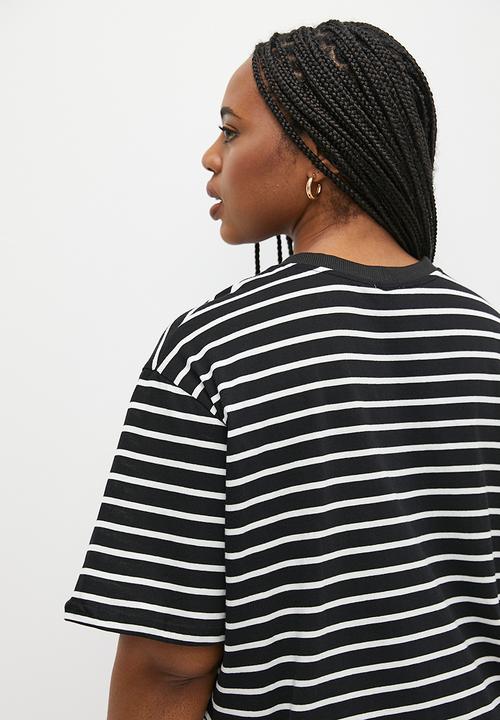 Me&B - Plus Stripe tee - black stripe