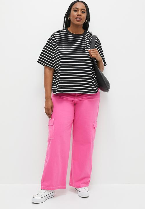 Me&B - Plus Stripe tee - black stripe