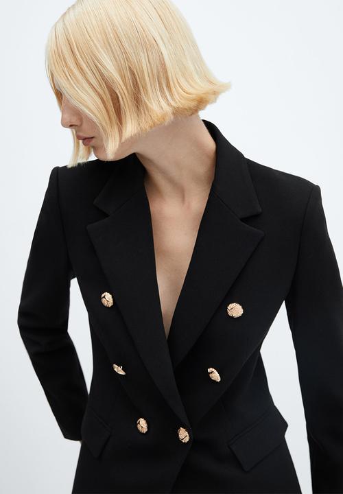 MANGO - Blazer olivia - black