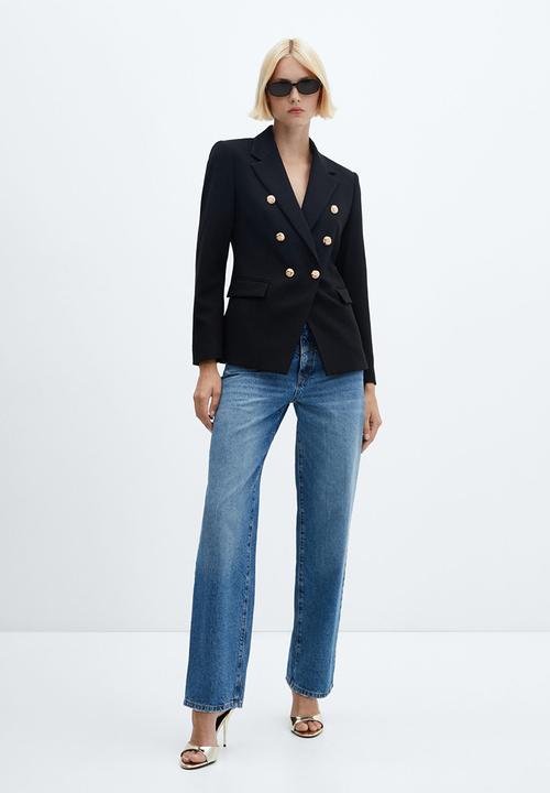 MANGO - Blazer olivia - black