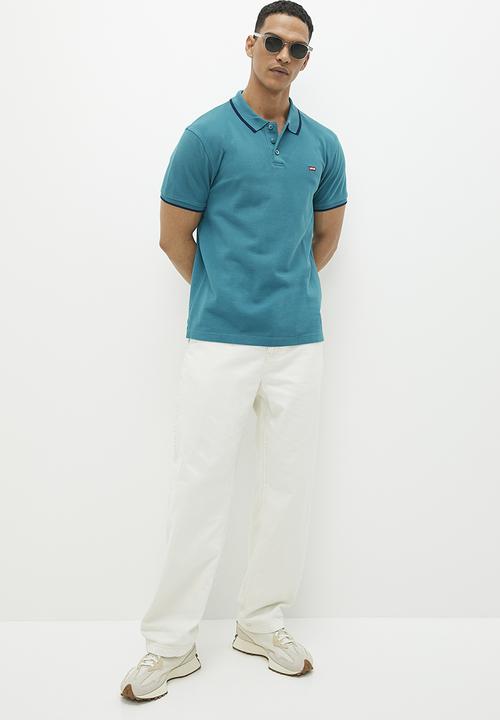 Levi’s® - Aama hm polo quarter tipping - ocean depths