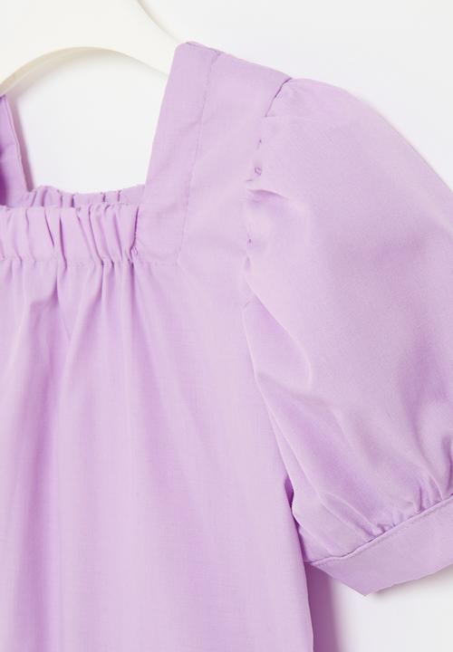 Pop Candy - Frilled hem top - purple