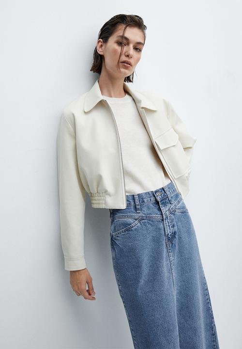 MANGO - Skirt Rafaella - Open Blue