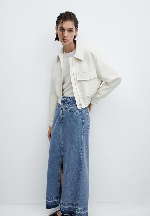 MANGO - Skirt Rafaella - Open Blue