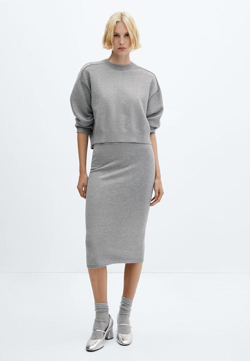 MANGO - Skirt Gizmo - Medium Grey