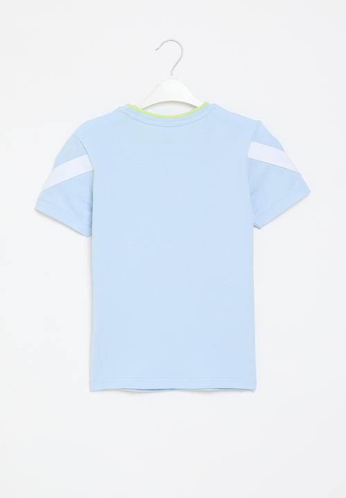 POLO - Boys cody textured tee - light blue
