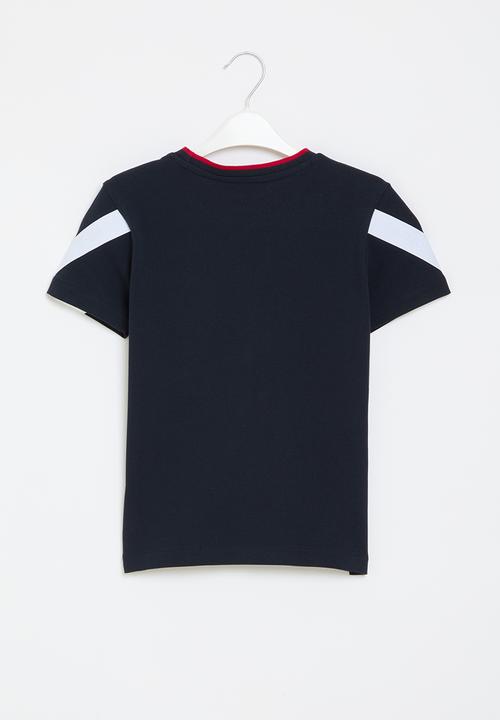 POLO - Boys cody textured tee - navy