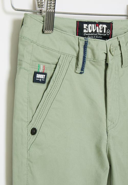 SOVIET - Cotton short - d sage