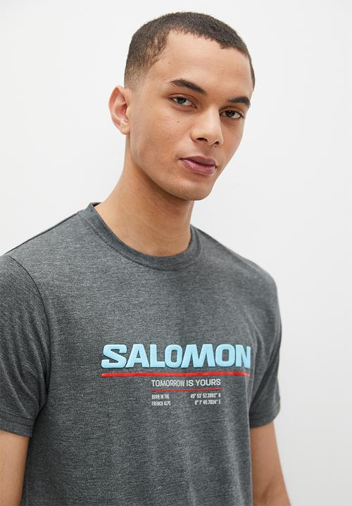 Salomon - ATACA.A short sleeve tee - dark-grey