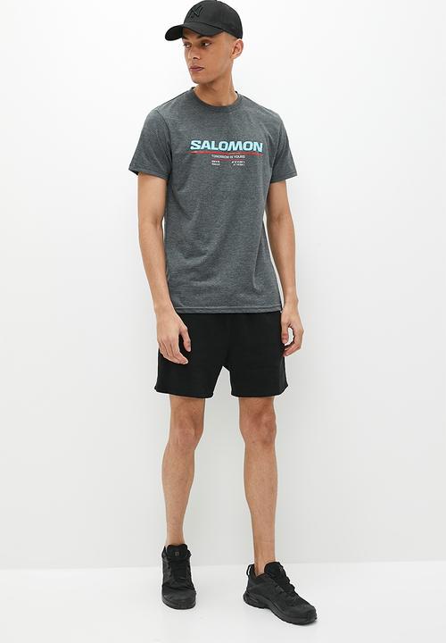Salomon - ATACA.A short sleeve tee - dark-grey