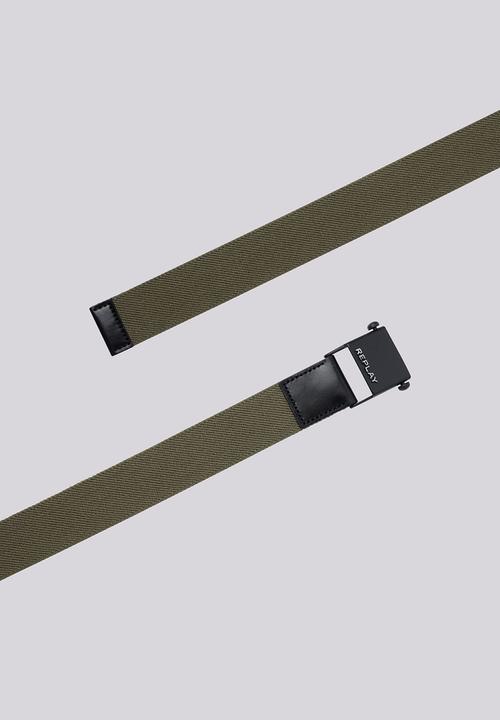 Replay - Belt - khaki green