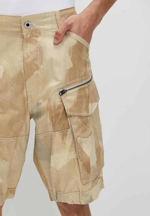 G-STAR - Rovic zip relaxed 1\2 - whitebait watercolor camo