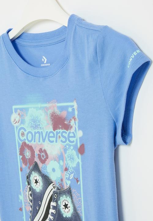 Converse - Converse chuck taylor classic tee - converse lt blue