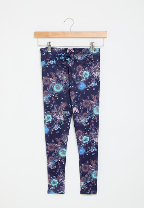 Converse - Converse high rise printed leggings - uncharted waters