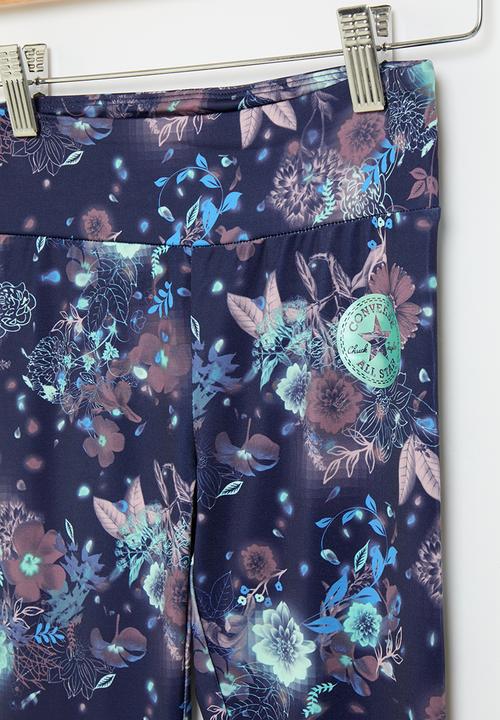Converse - Converse high rise printed leggings - uncharted waters
