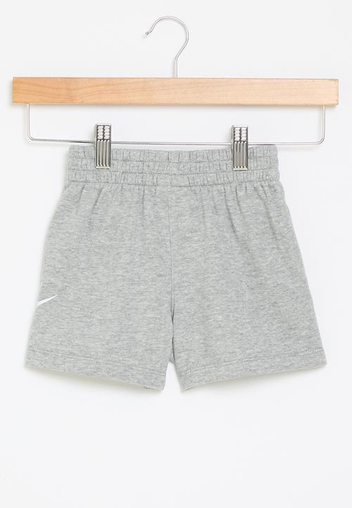 Nike - Nike sportswear club french terry shorts - dk grey heather