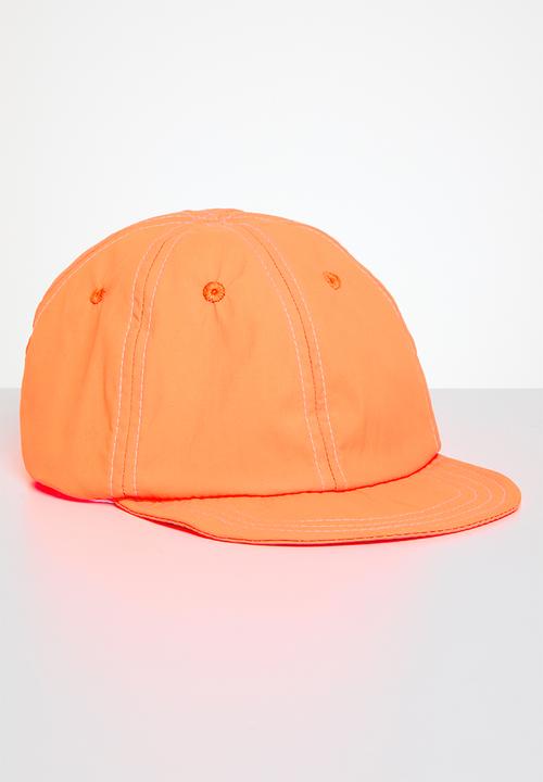 Pop Candy - Contrast stitch cap - orange