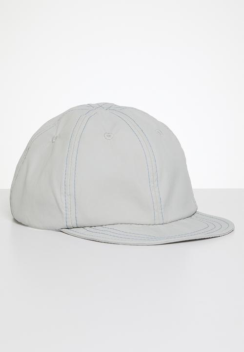 Pop Candy - Contrast stitch Cap - grey