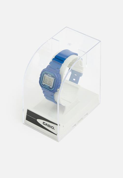 Casio - Standard square digital watch - blue