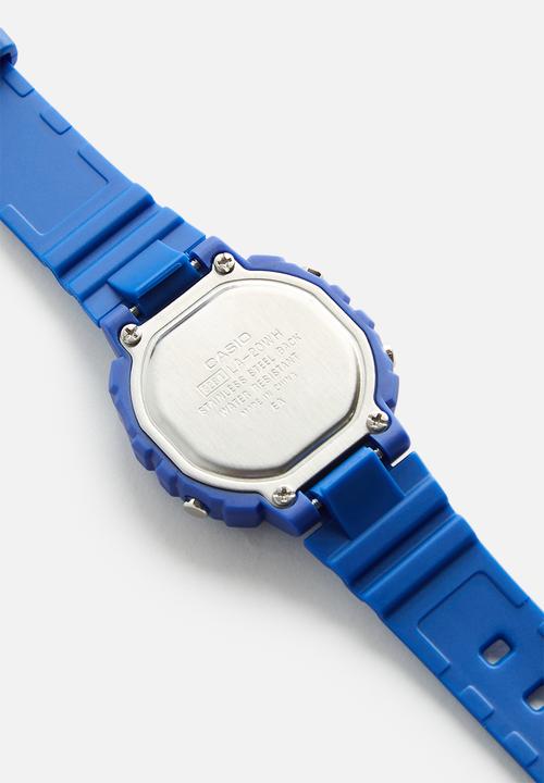 Casio - Standard square digital watch - blue