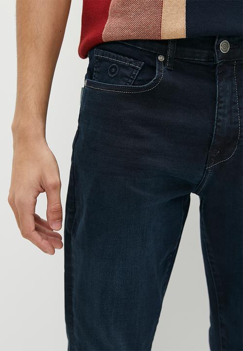 Ben Sherman - Classic denim slim jeans - blue black