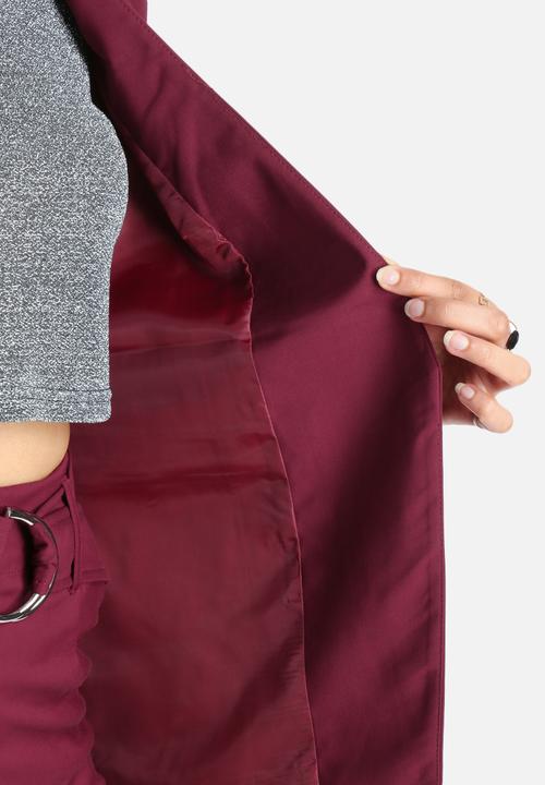 Lavish Alice - Collarless Cape Blazer