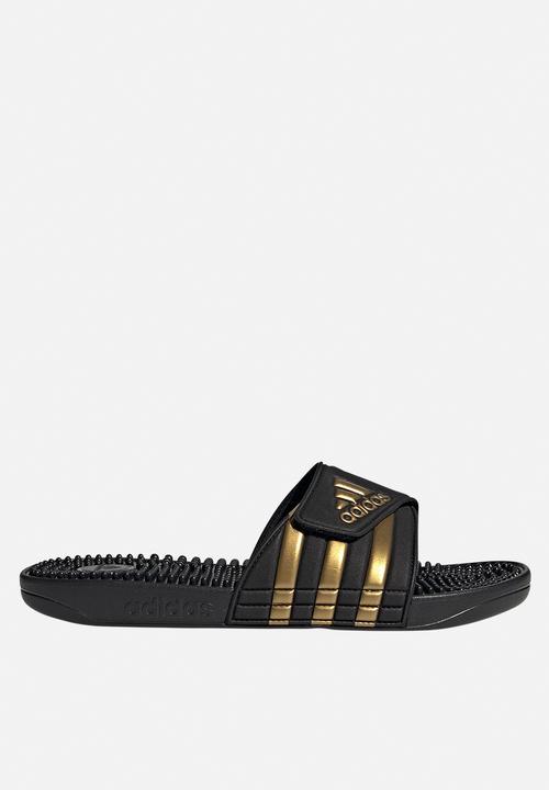 adidas Originals - Adissage - core black/gold met./core black