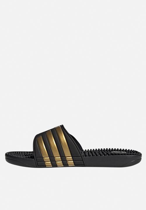 adidas Originals - Adissage - core black/gold met./core black