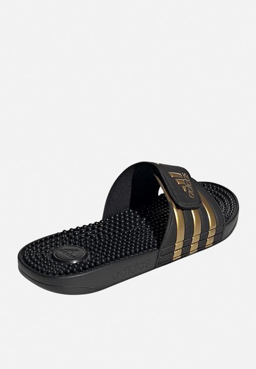 adidas Originals - Adissage - core black/gold met./core black