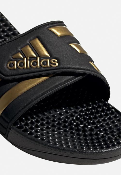 adidas Originals - Adissage - core black/gold met./core black